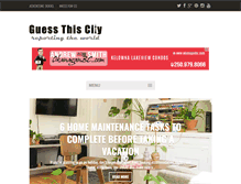 Tablet Screenshot of guessthiscity.com